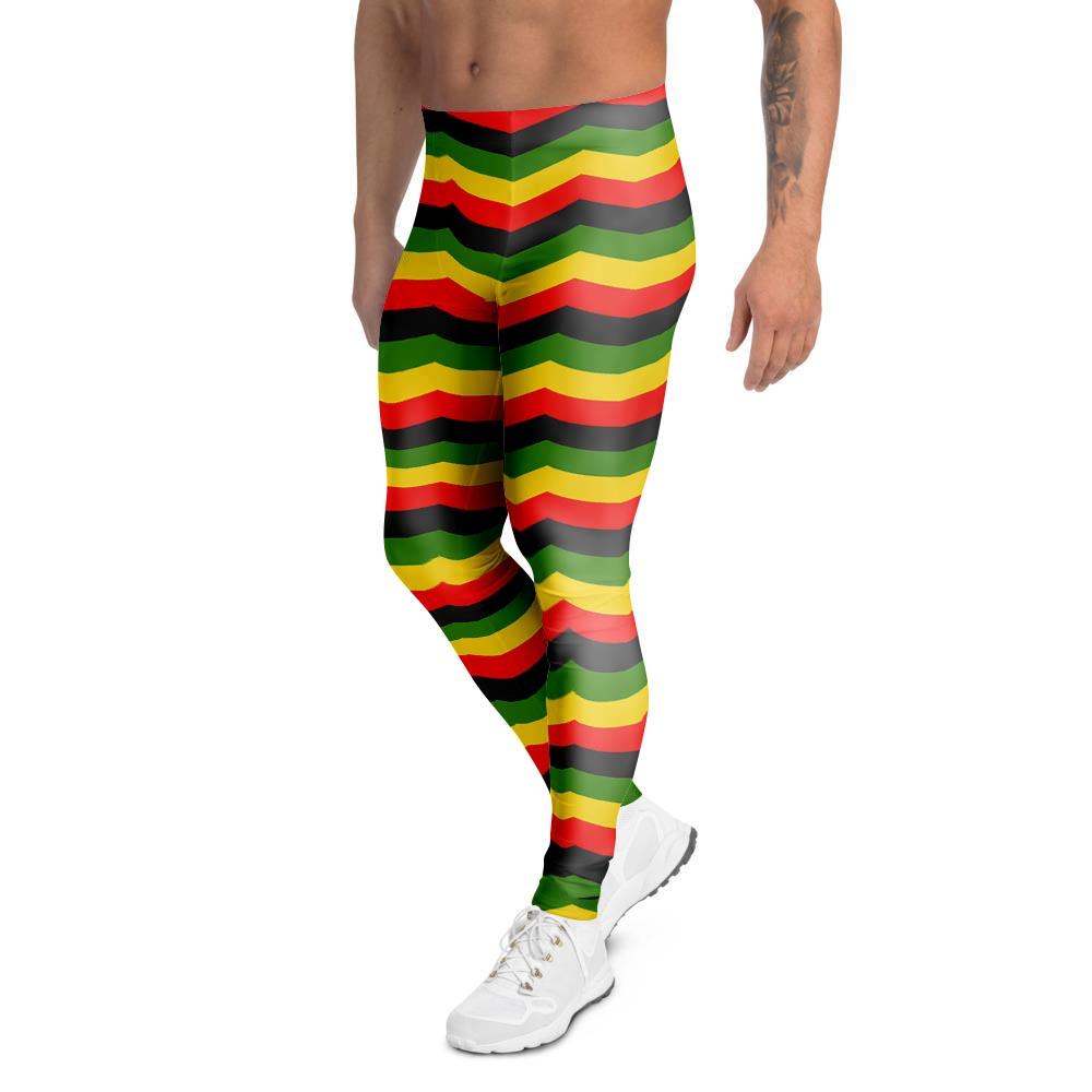 Jamaica Reggae Rasta Men's Leggings-grizzshop