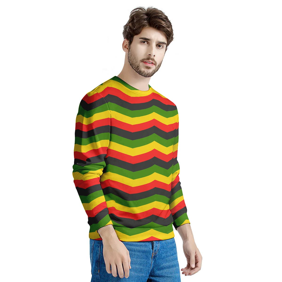 Jamaica Reggae Rasta Men's Sweatshirt-grizzshop