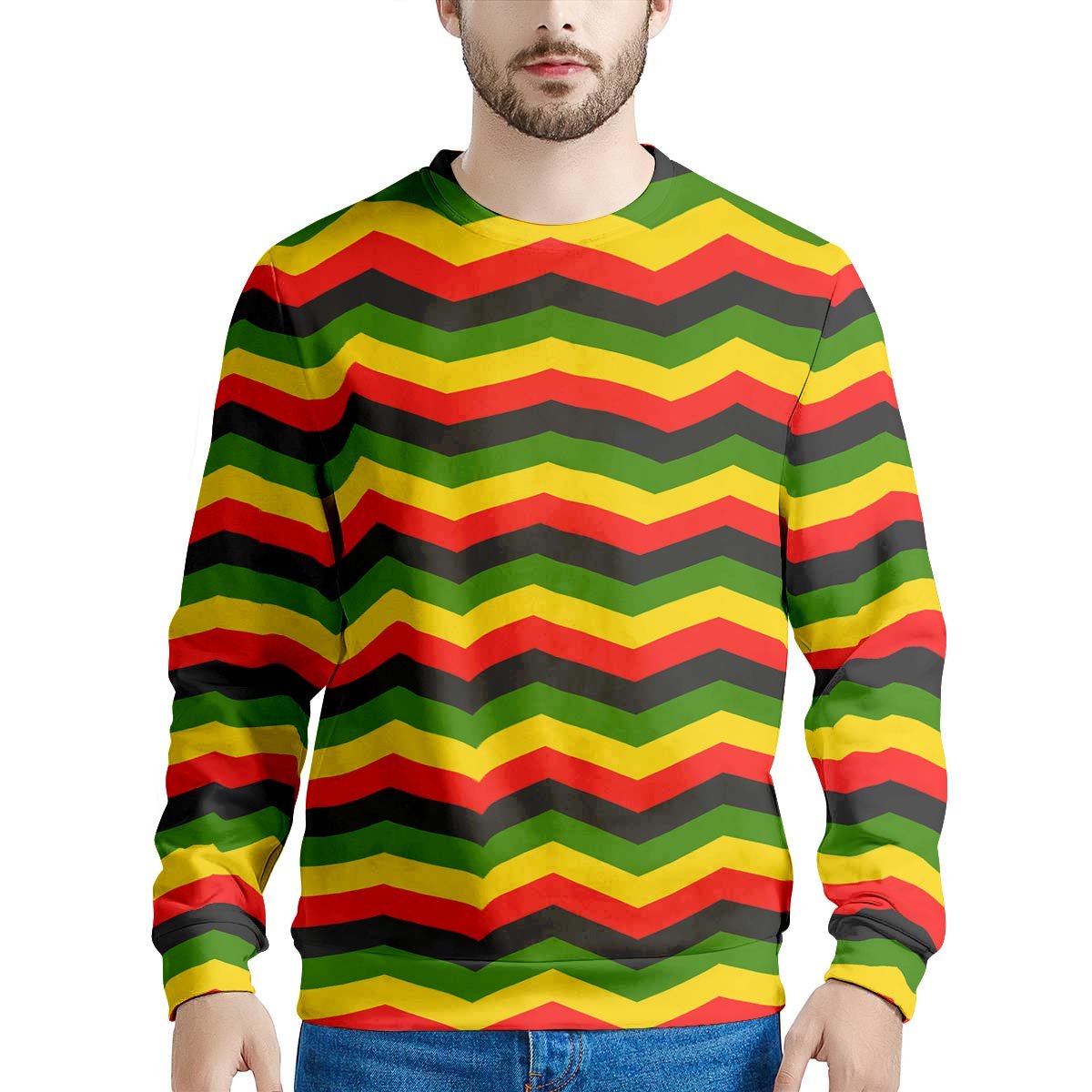 Jamaica Reggae Rasta Men's Sweatshirt-grizzshop