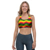 Jamaica Reggae Rasta Sports Bra-grizzshop