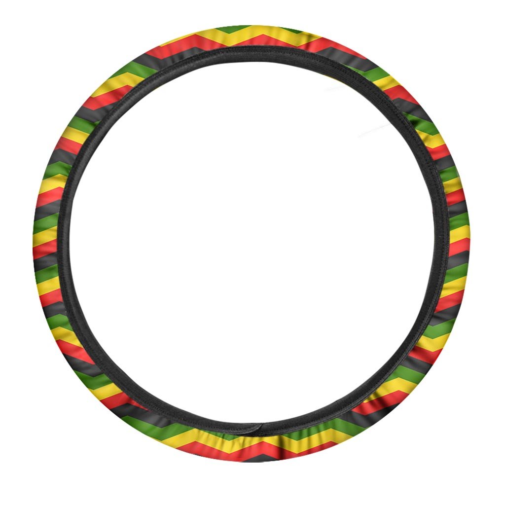 Jamaica Reggae Rasta Steering Wheel Cover-grizzshop