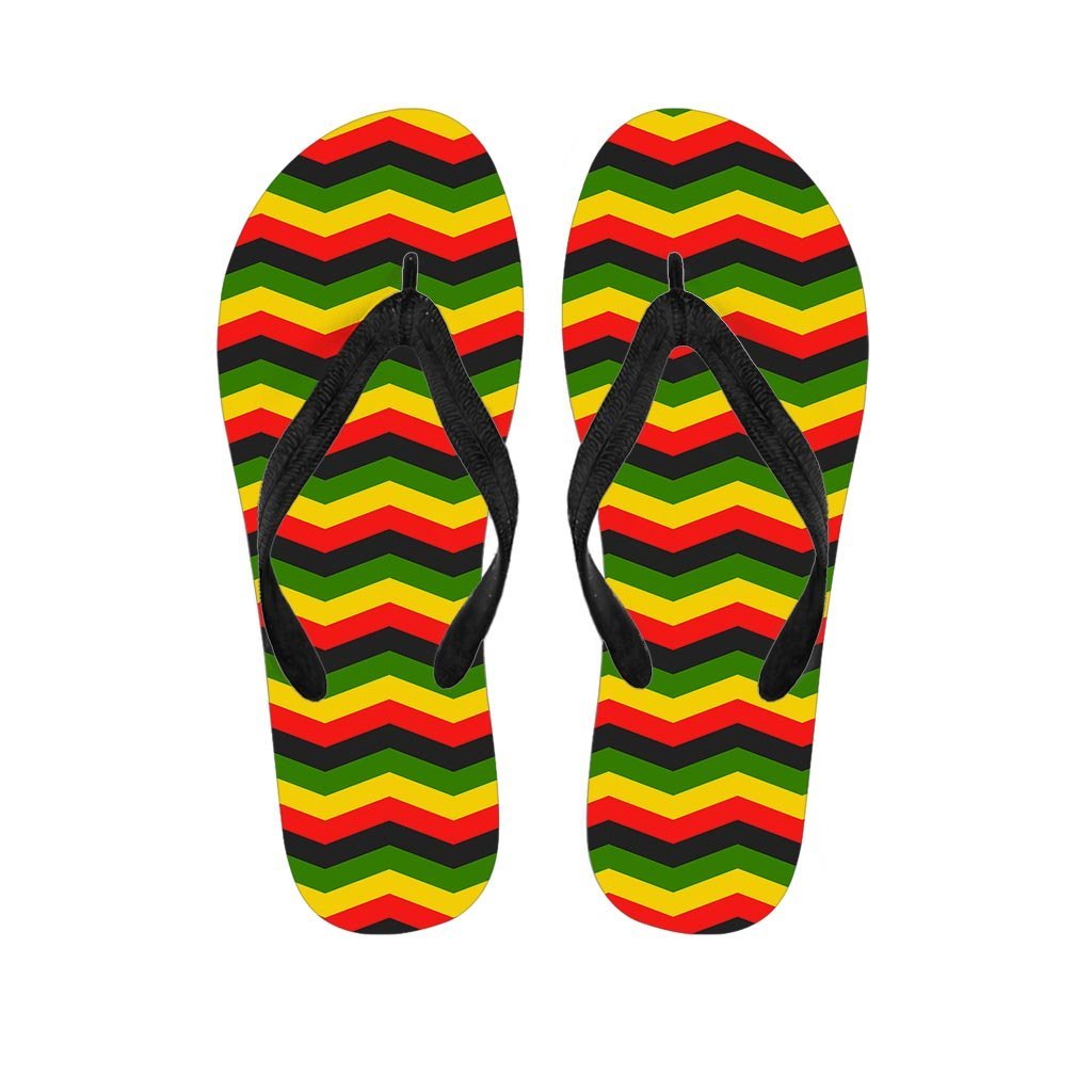 Jamaica Reggae Rasta Women's Flip Flops-grizzshop