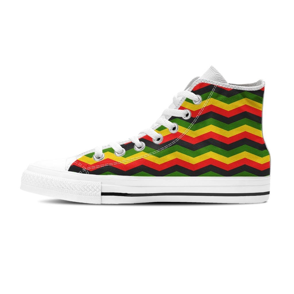Jamaica Reggae Rasta Women's High Top Shoes-grizzshop