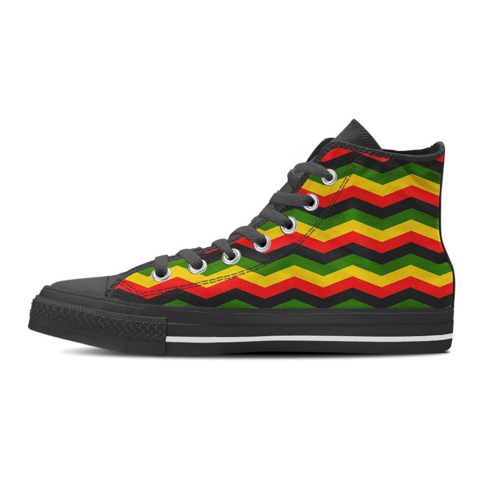 Jamaica Reggae Rasta Women's High Top Shoes-grizzshop
