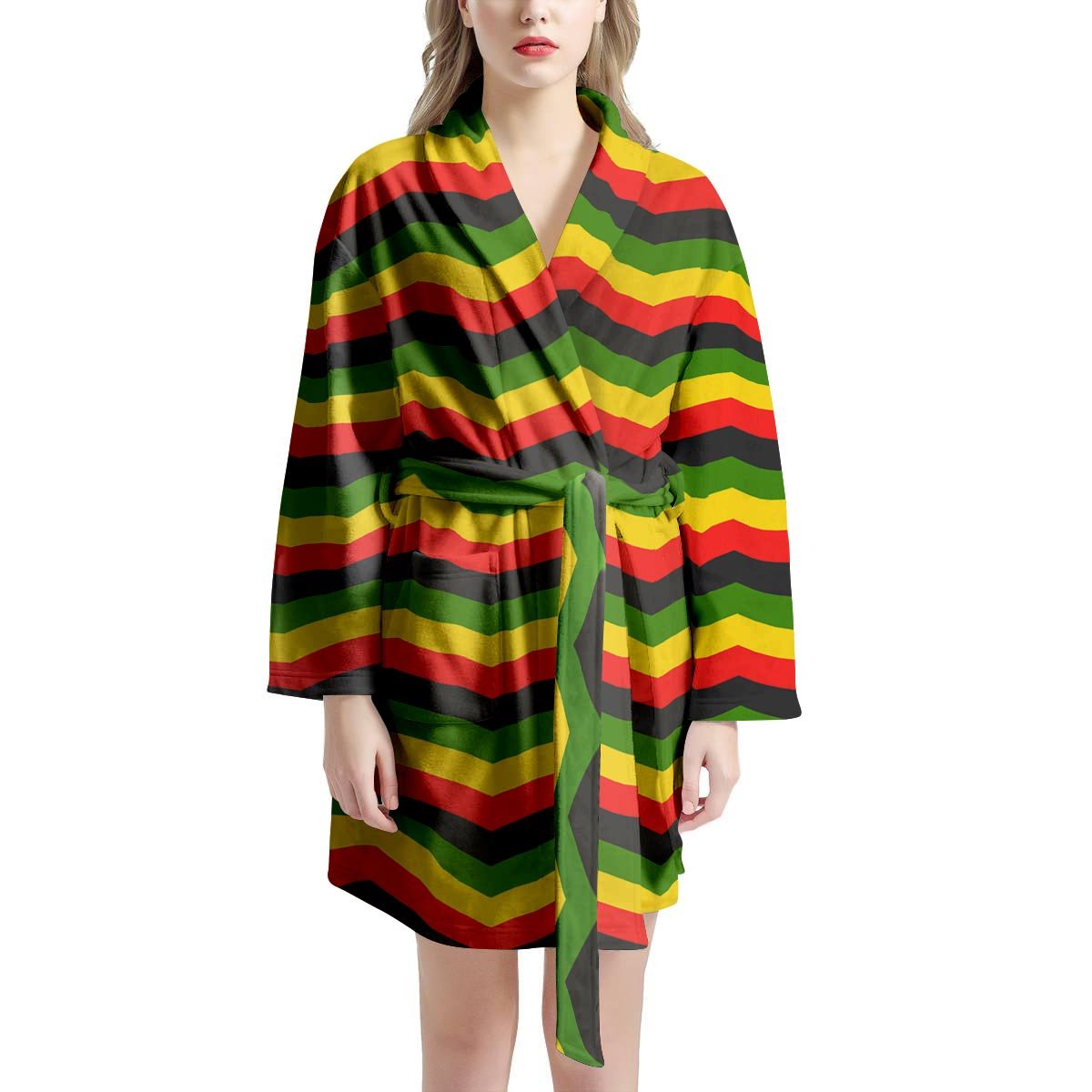 Jamaica Reggae Rasta Women's Robe-grizzshop