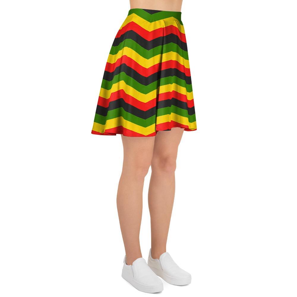 Jamaica Reggae Rasta Women's Skirt-grizzshop