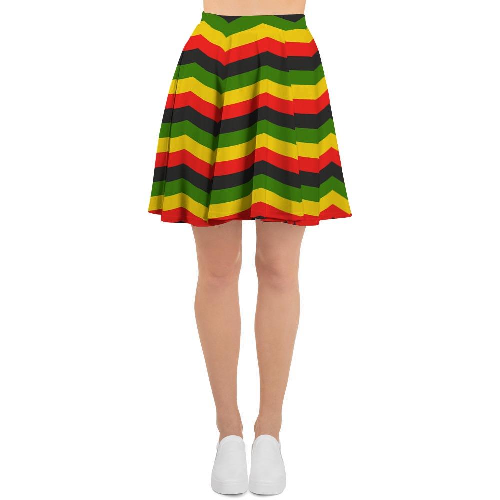 Jamaica Reggae Rasta Women's Skirt-grizzshop