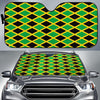 Jamaican Flag Pattern Print Car Sun Shade-grizzshop