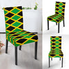 Jamaican Flag Pattern Print Chair Cover-grizzshop