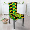 Jamaican Flag Pattern Print Chair Cover-grizzshop