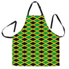 Jamaican Flag Pattern Print Men's Apron-grizzshop