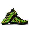 Jamaican Flag Pattern Print Sneaker Shoes For Men Women-grizzshop