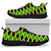 Jamaican Flag Pattern Print Sneaker Shoes For Men Women-grizzshop