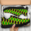 Jamaican Flag Pattern Print Sneaker Shoes For Men Women-grizzshop