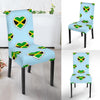 Jamaican Heart Pattern Print Chair Cover-grizzshop