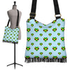 Jamaican Heart Pattern Print Crossbody bags-grizzshop