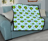 Jamaican Heart Pattern Print Quilt-grizzshop