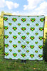 Jamaican Heart Pattern Print Quilt-grizzshop