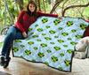 Jamaican Heart Pattern Print Quilt-grizzshop