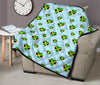 Jamaican Heart Pattern Print Quilt-grizzshop