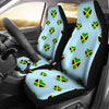 Jamaican Heart Pattern Print Universal Fit Car Seat Covers-grizzshop