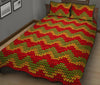 Load image into Gallery viewer, Jamaican Pattern Print Bed Set Quilt-grizzshop