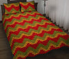 Load image into Gallery viewer, Jamaican Pattern Print Bed Set Quilt-grizzshop