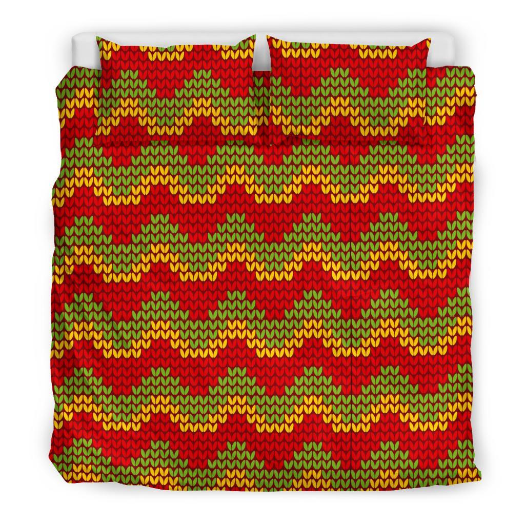 Jamaican Pattern Print Duvet Cover Bedding Set-grizzshop