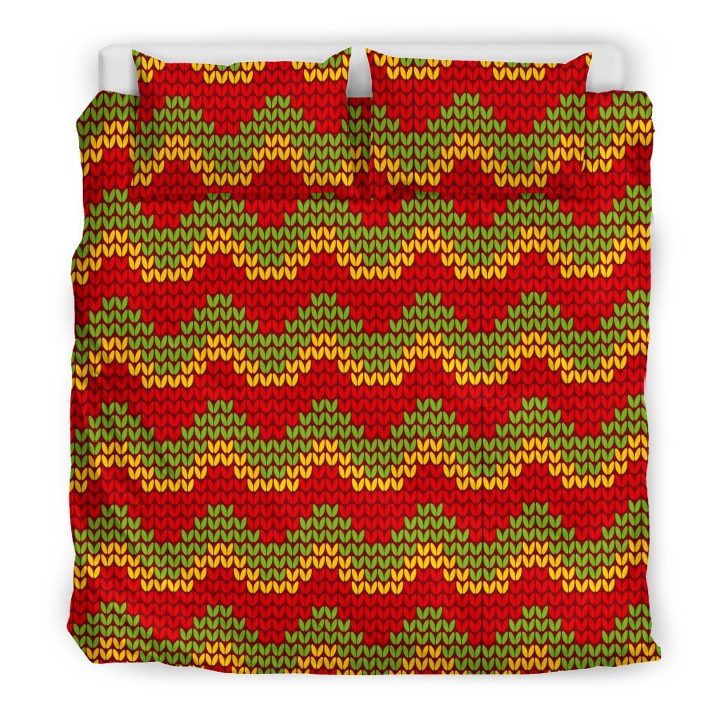Jamaican Pattern Print Duvet Cover Bedding Set-grizzshop