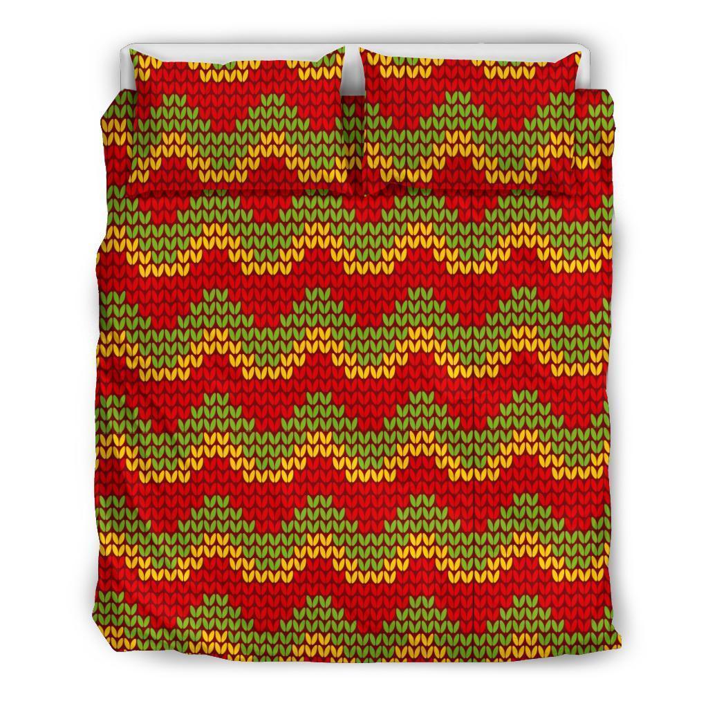 Jamaican Pattern Print Duvet Cover Bedding Set-grizzshop