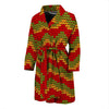 Jamaican Pattern Print Men Long Robe-grizzshop