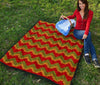 Jamaican Pattern Print Quilt-grizzshop