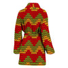 Jamaican Pattern Print Women Long Robe-grizzshop