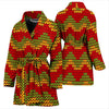 Jamaican Pattern Print Women Long Robe-grizzshop