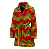 Jamaican Pattern Print Women Long Robe-grizzshop