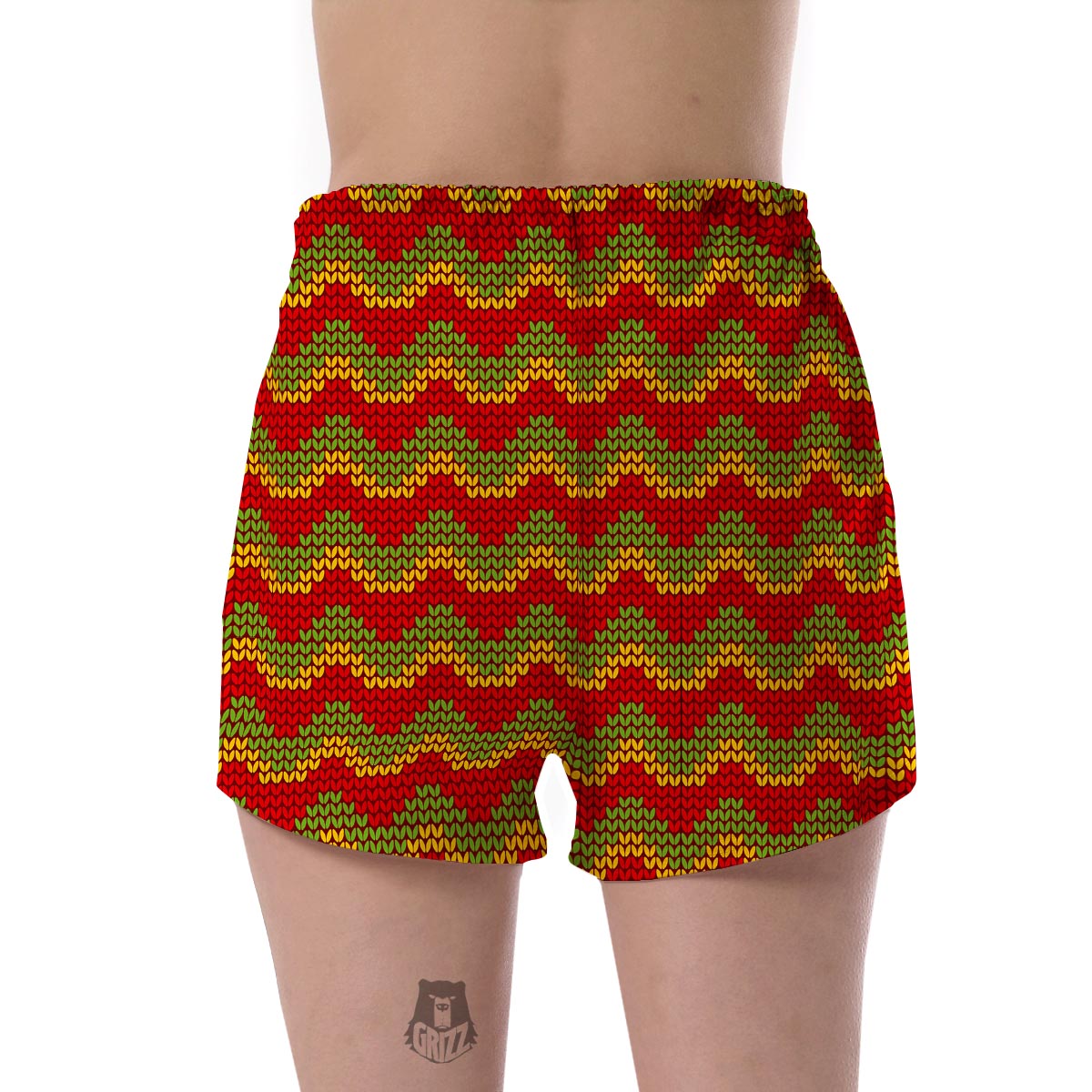 Jamaican Pattern Print Women's Shorts-grizzshop