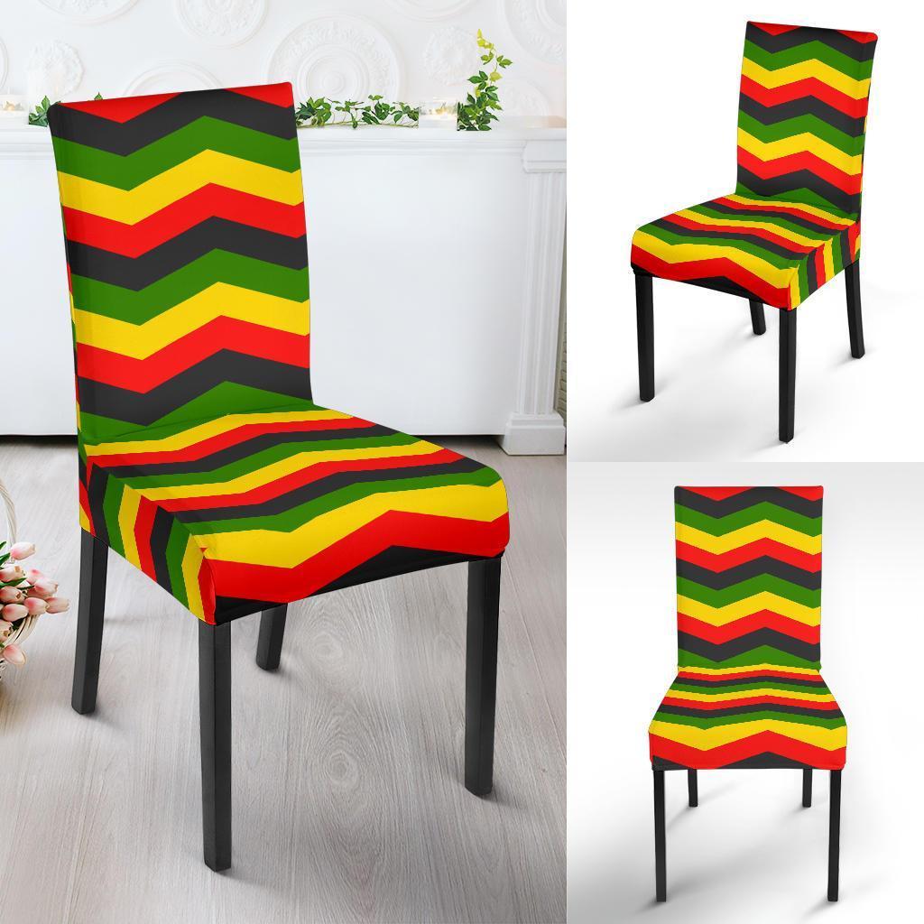 Jamaican Print Pattern Chair Cover-grizzshop