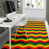 Jamaican Print Pattern Floor Mat-grizzshop