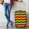 Jamaican Print Pattern Luggage Cover Protector-grizzshop