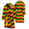 Jamaican Print Pattern Men Long Robe-grizzshop