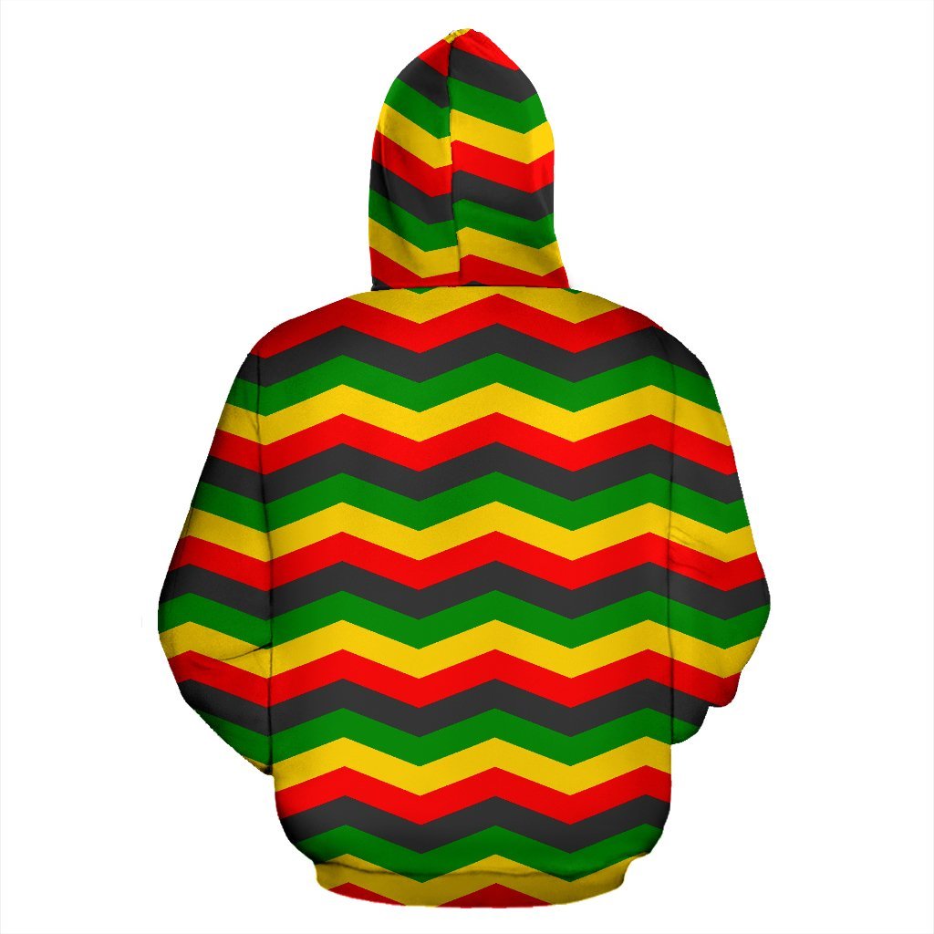 Jamaican Print Pattern Men Women Pullover Hoodie-grizzshop