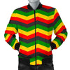 Jamaican Print Pattern Men's Bomber Jacket-grizzshop