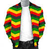 Jamaican Print Pattern Men's Bomber Jacket-grizzshop