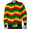 Jamaican Print Pattern Men's Bomber Jacket-grizzshop