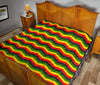 Jamaican Print Pattern Quilt-grizzshop