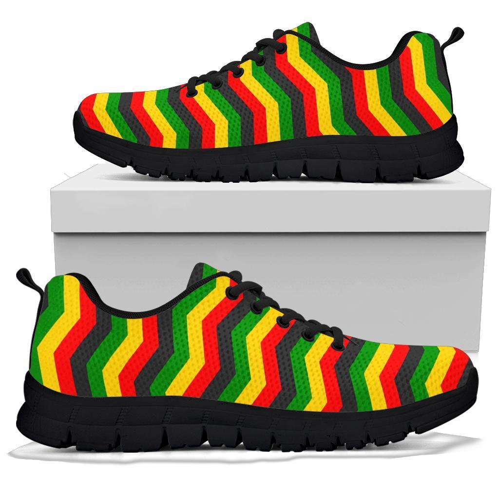 Jamaican Print Pattern Sneaker Shoes For Men Women-grizzshop