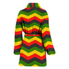 Jamaican Print Pattern Women Long Robe-grizzshop