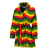 Jamaican Print Pattern Women Long Robe-grizzshop