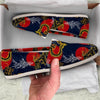 Janpanese Dragon Print Canvas Shoes-grizzshop