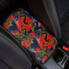 Janpanese Dragon Print Car Console Cover-grizzshop